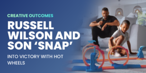 Russell Wilson and Son “Snap” Into Victory With Hot Wheels